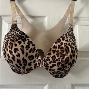 Soma Leopard Print Bra with Cream Accents